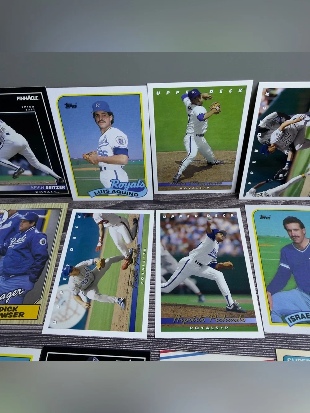 Kansas City Royals Card Lot of 24 Brett Saberhagen Tartabull +